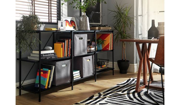 Argos deals bookshelf black