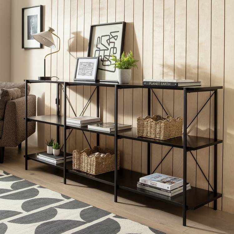 Habitat Huckley Industrial Shelving Unit – Black 0