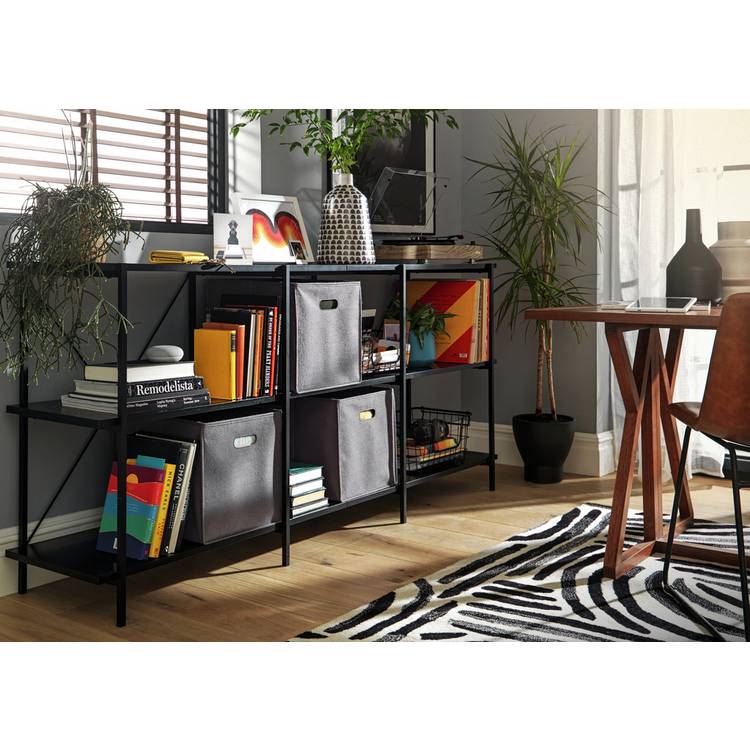 Habitat Huckley Industrial Shelving Unit – Black 0