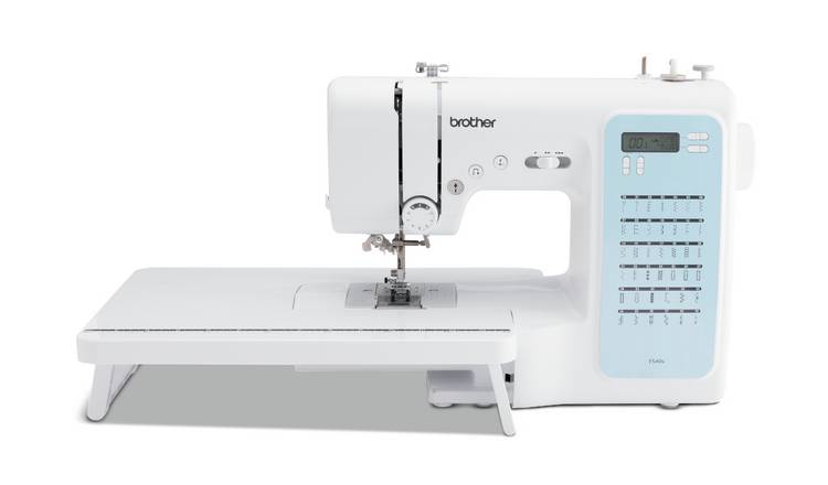 Hand Held Sewing Machine With Free Threads - White