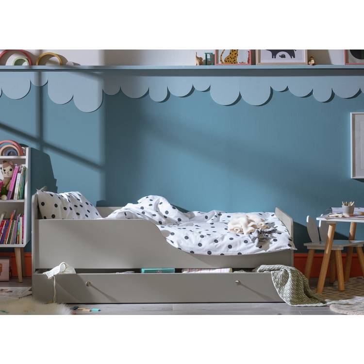 Habitat Brooklyn Toddler Bed With Drawer - Grey 0