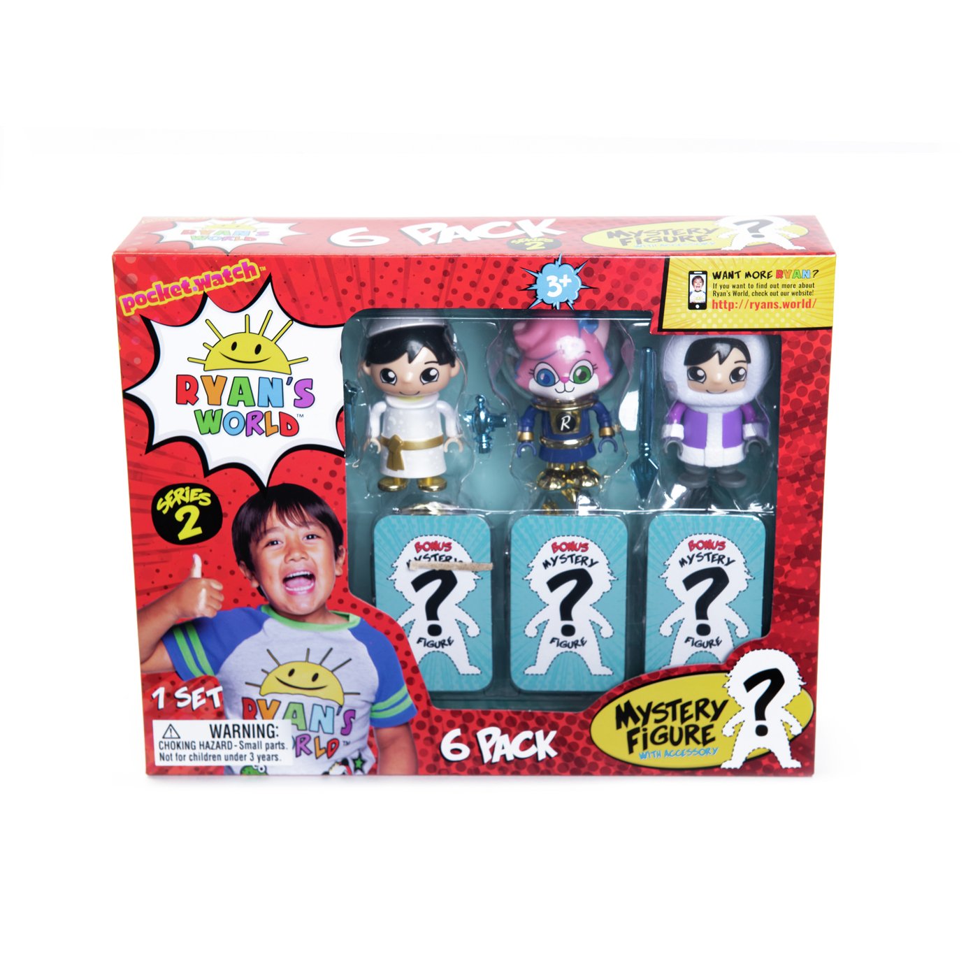 Ryan's World 6 Pack Collectible Mystery Figure Set review