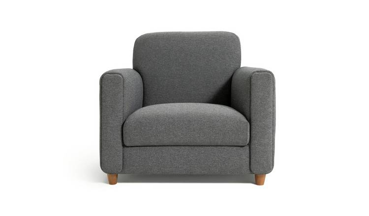 Habitat Charleston Fabric Chair - Charcoal