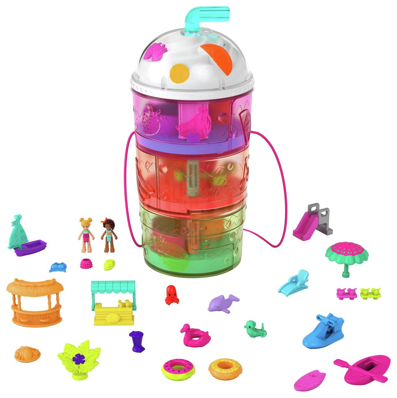 Polly Pocket Spin 'n Surprise Smoothie Playground Playset review