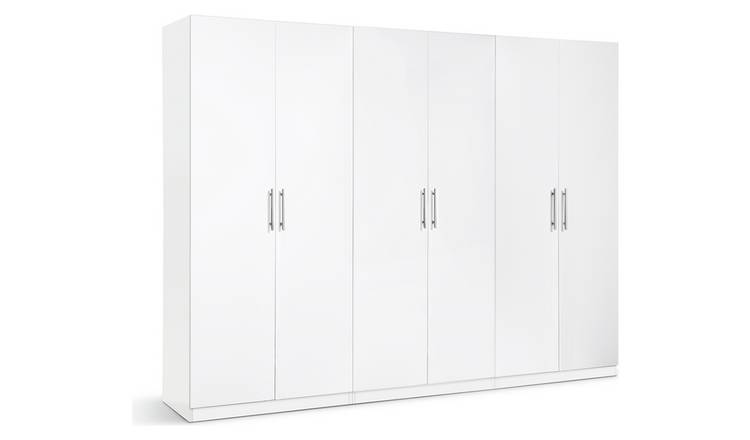 Argos white sliding on sale door wardrobe