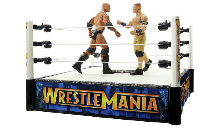 Mini Wrestling Ring Playset with Figures & Accessories : : Toys &  Games