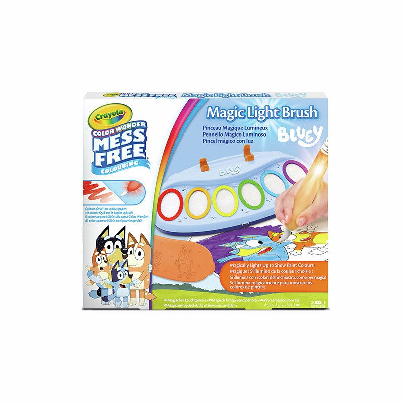 Crayola Bluey Colour Wonder Magic Light Up Paint Set