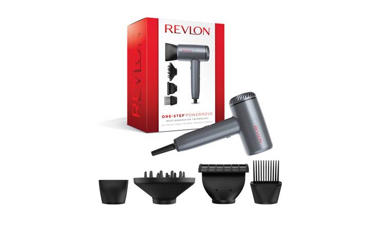 Revlon One-Step PowerMove 1600W Hair Dryer with 4 Attachments Hair Dryer