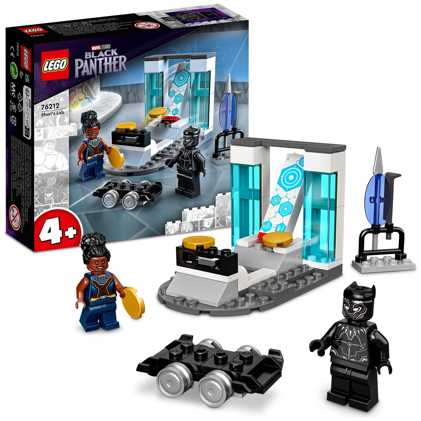 LEGO Marvel Shuri's Lab Black Panther Building Toy 76212