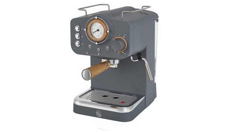 Swan retro discount coffee machine cream