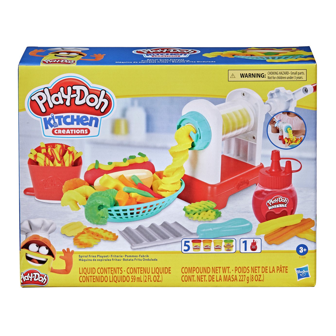 Play-Doh Kitchen Creations Spiral Fries Playset