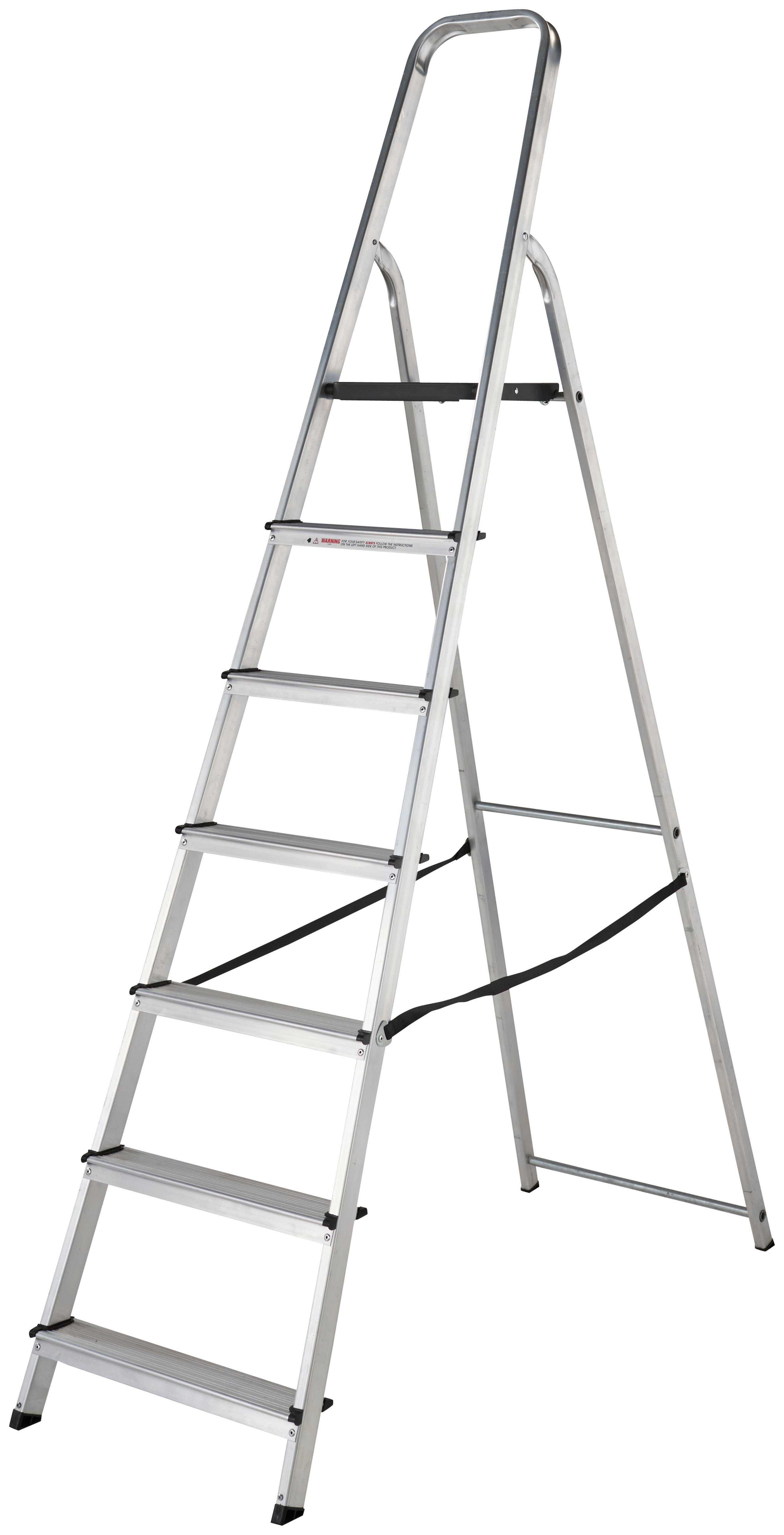 Werner 7 Tread High Handrail Step Ladder
