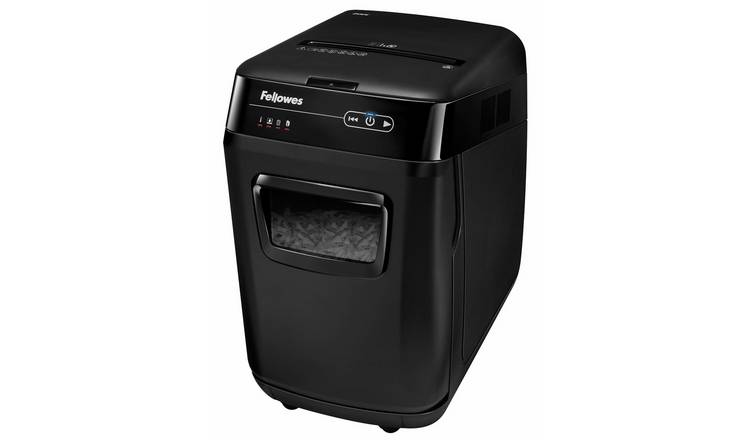 Fellowes AutoMax 200C 200 Sheet 32 Litre Cross Cut Paper Shredder