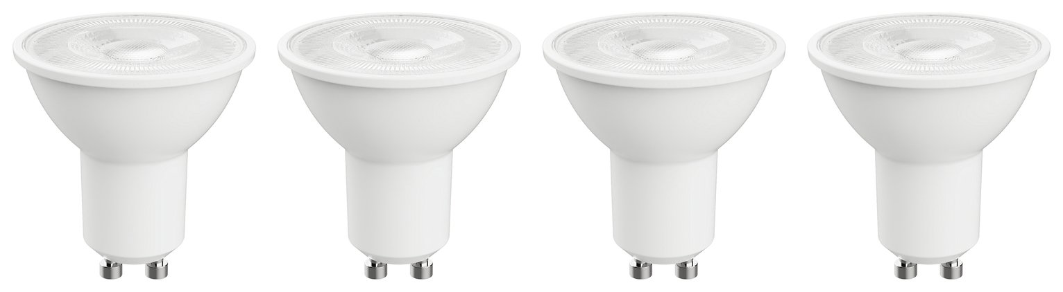 Argos Home 3.4W LED GU10 Light Bulb - 4 Pack