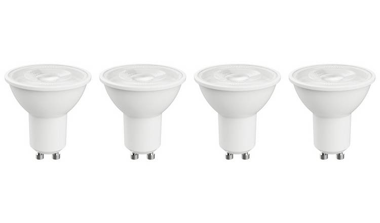 Buy Argos Home 3.4W LED GU10 Light Bulb 4 Pack Light bulbs