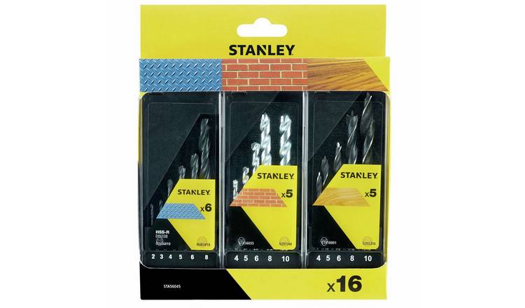 Stanley 16 Piece Mixed Drill Bit Cassette