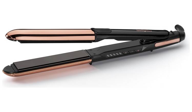 Buy BaByliss Titanium Straight and Curl Hair Straightener | Hair  straighteners | Argos