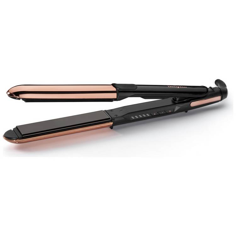 BaByliss 2481U Straight and Curl Hair Straightener - Black 0
