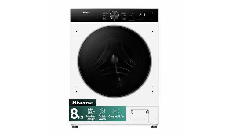 Hisense WF80BI543BWP 8KG 1400 Spin Washing Machine - White