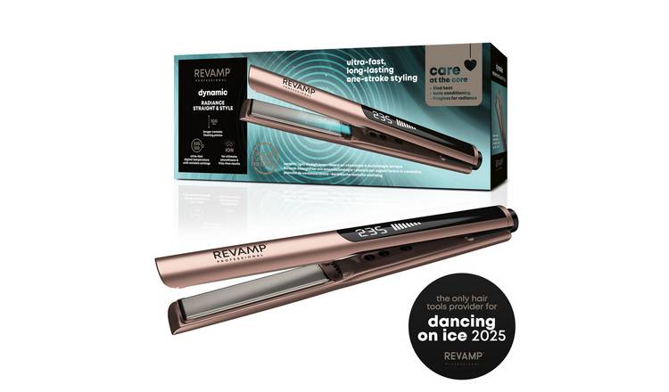 Revamp Dynamic Radiance Straight and Style Hair Straightener