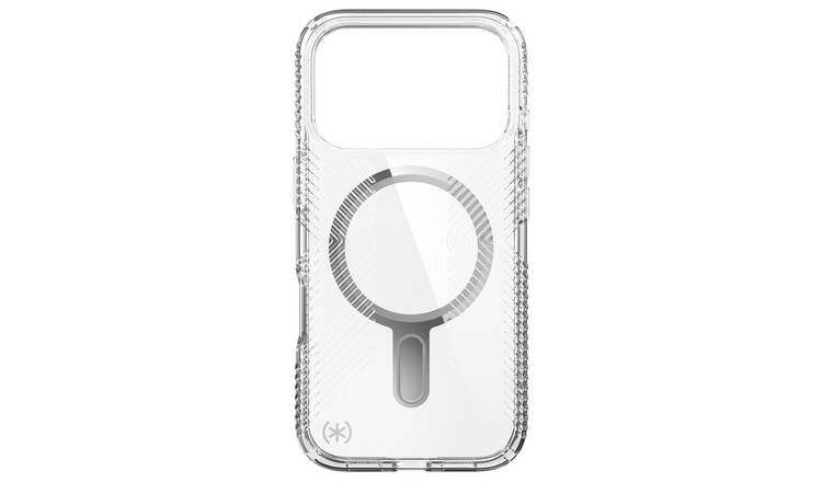Speck Presidio Clear Grip iPhone 18 Pro/17 Pro Phone Case with MagSafe - Clear