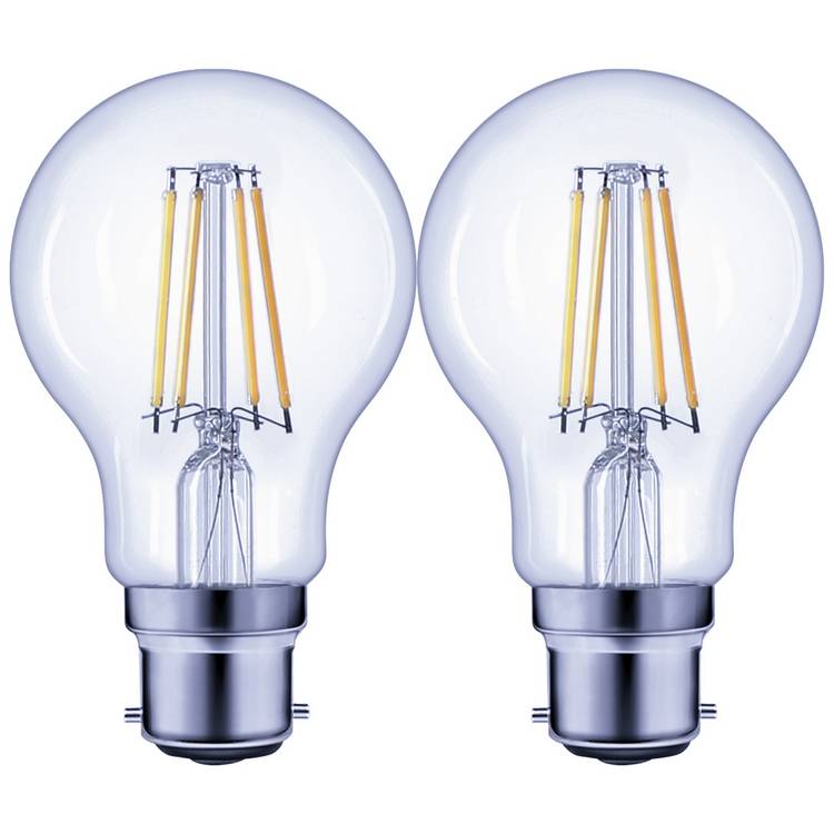 Argos Home 5.9W Filament LED BC Light Bulb - 2 Pack 0