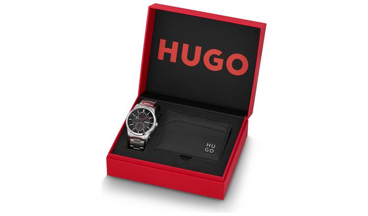 Buy HUGO Real Gift Men\'s Gift Wallet Argos Watch | sets and | Bracelet Set