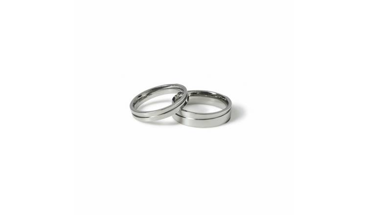Uncommon Souls Silver Tone Stainless Steel Ring - Medium/Large