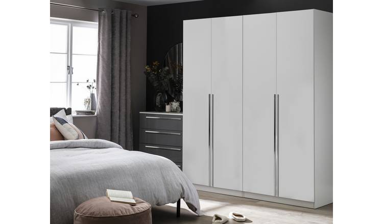 Argos white sliding on sale door wardrobe