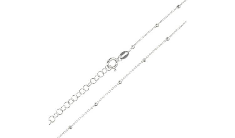 Revere Sterling Silver Bead Circle Pendant Necklace