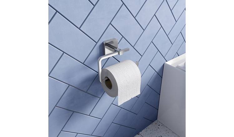 Camberwell Flexi Fix Toilet Roll Holder - Metallic