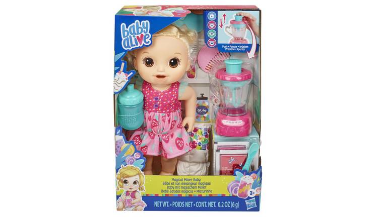 Baby Alive Magical Mixer Baby Doll - Strawberry