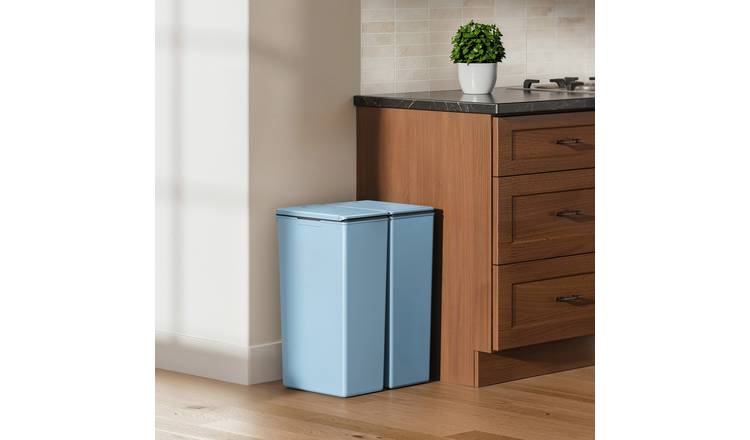 EKO Morandi 60 Litre Touch Top Recycling Bin - Blue
