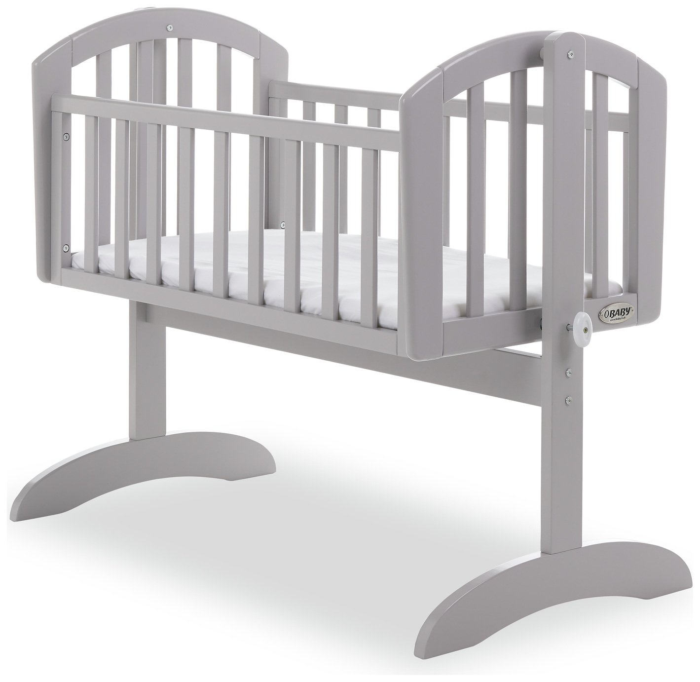 Obaby Sophie Swinging Crib - Warm Grey