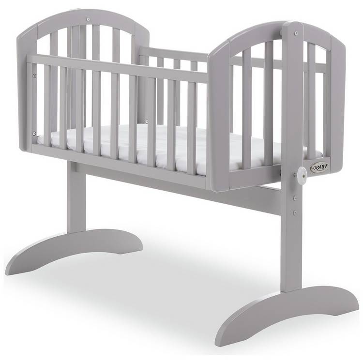 Obaby Sophie Swinging Crib - Warm Grey 0