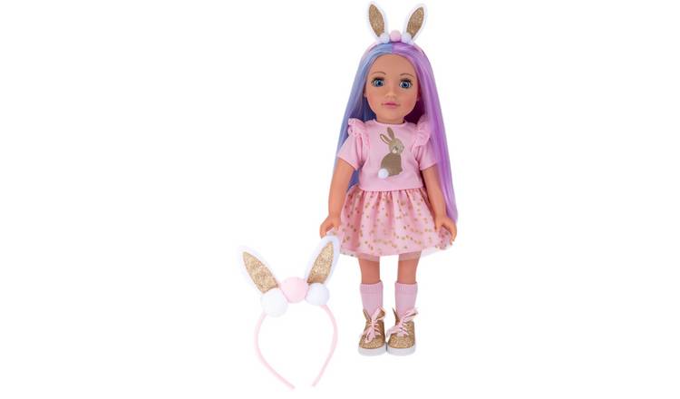 Buy DesignaFriend Bunny Dolls Outfit with Twinning Headband Gifts for her Argos