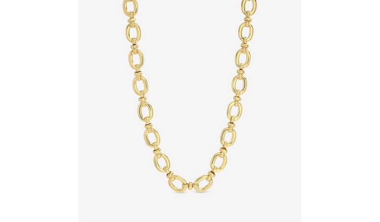 Jon Richard Gold Plated Open Link Necklace
