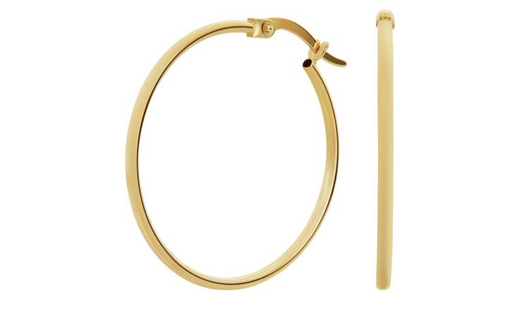 Diamond hoop deals earrings argos