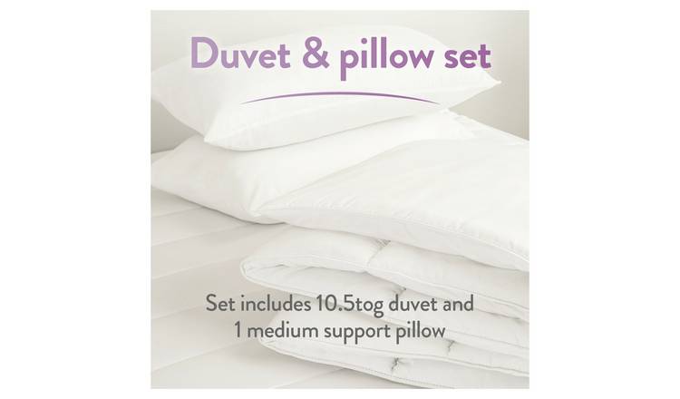 Single duvet hotsell and pillow set