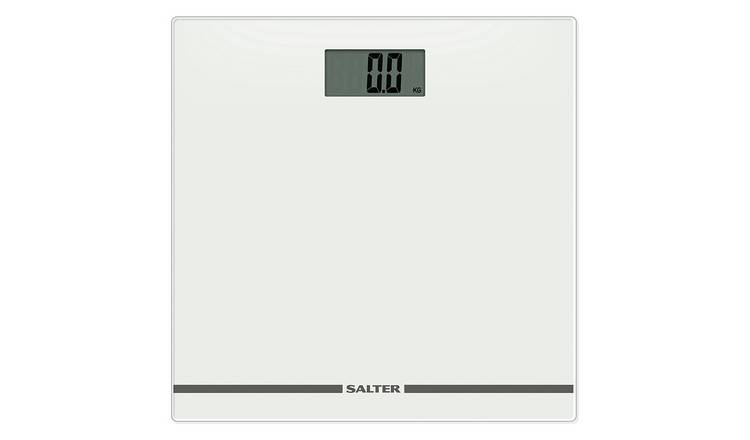 Salter Large Display Digital Bathroom Scales - White