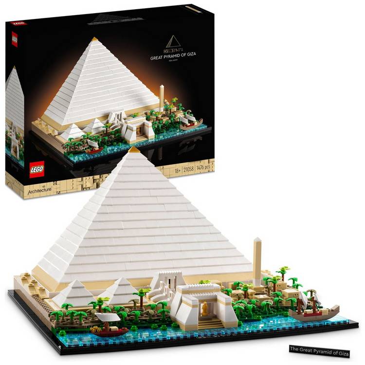 LEGO Architecture Great Pyramid of Giza Set for Adults 21058 0