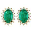 Emerald earrings deals argos