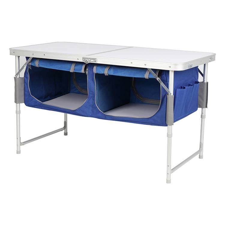 Pro Action Folding Camping Table with Storage 0