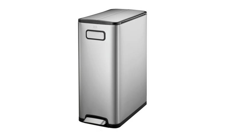 EKO Ecofly 45 Litre Kitchen Pedal Bin - Stainless Steel