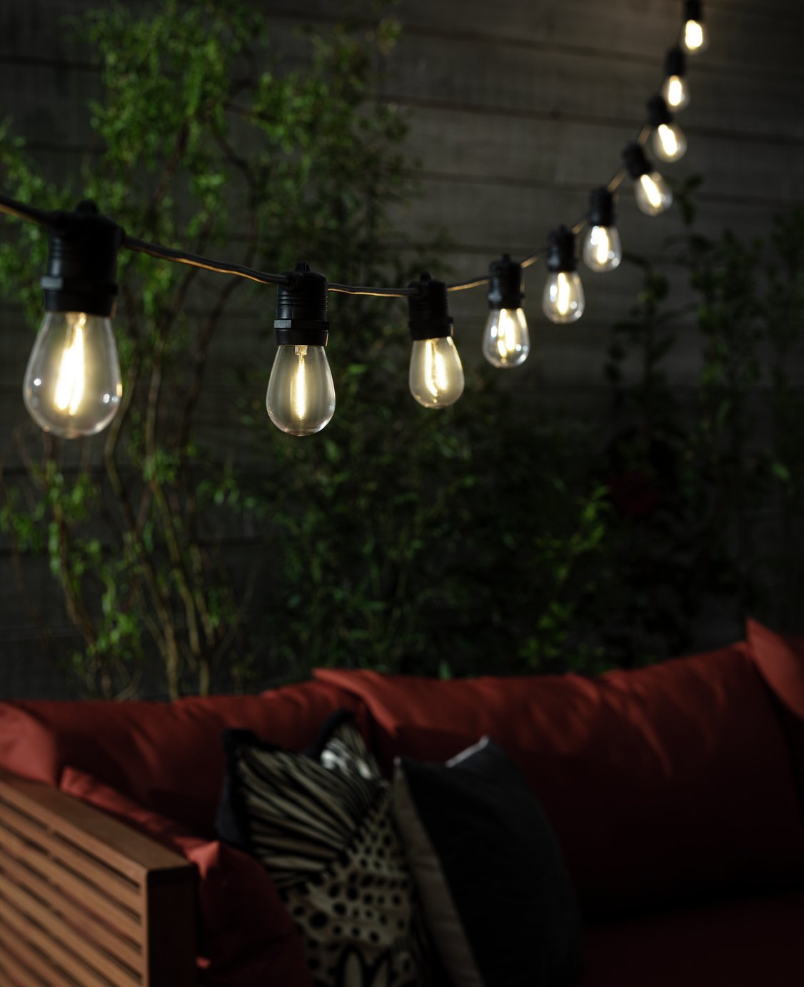 Habitat Warm White Filament Bulb Festoon Lights