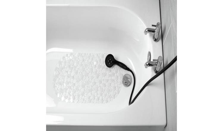 Beldray Anti Mould Pebble Bath Mat - Clear