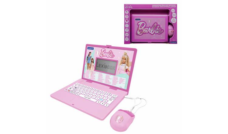 Barbie Lexibook Kids Pink Barbie Laptop