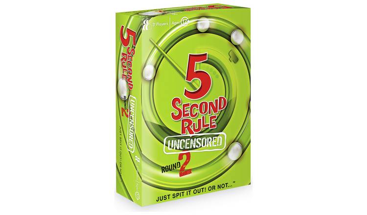 Buy 5 Second Rule Uncensored Version 2 Party Game Trading Cards And Card Games Argos 3016