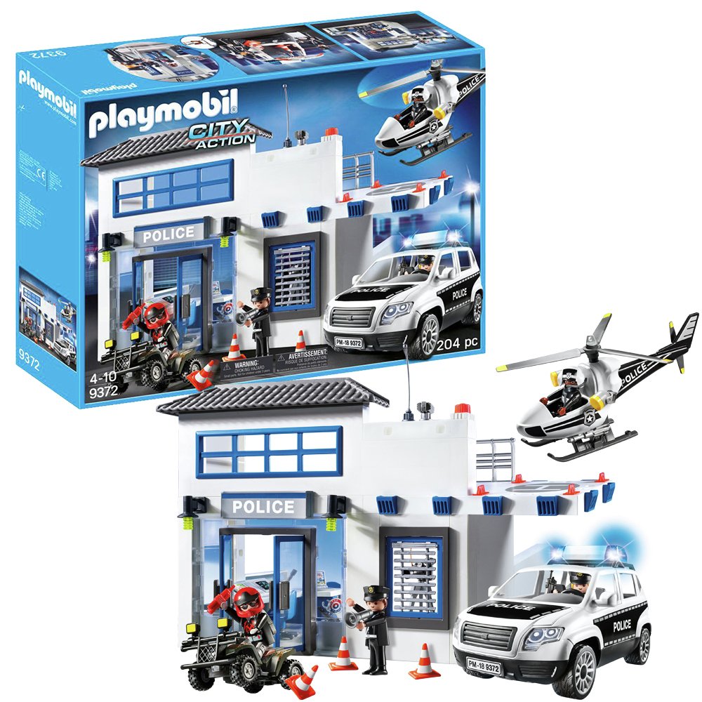 Playmobil 9372 Police Station Toy Bundle review