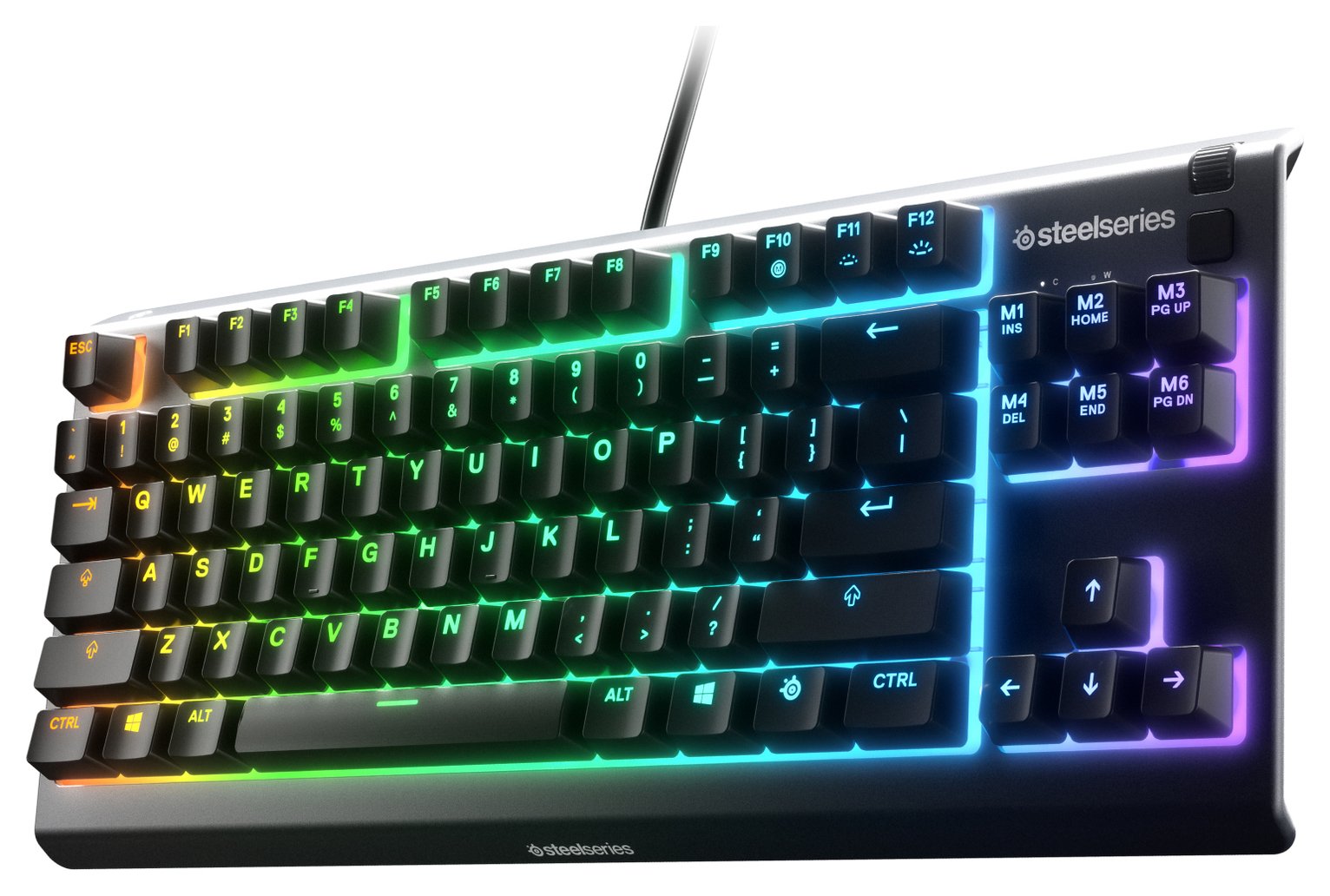 SteelSeries Apex 3 TKL Wired Gaming Keyboard - Black